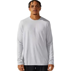 Men's ASICS Ready-Set Tee -Outdoor Clothing Sales 4535983 Mid Gray