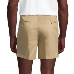 Men's Lands' End Comfort Waist 6-inch No-Iron Chino Shorts 12 Men's Lands' End Comfort Waist 6-inch No-Iron Chino Shorts -Outdoor Clothing Sales 4545453 ALT