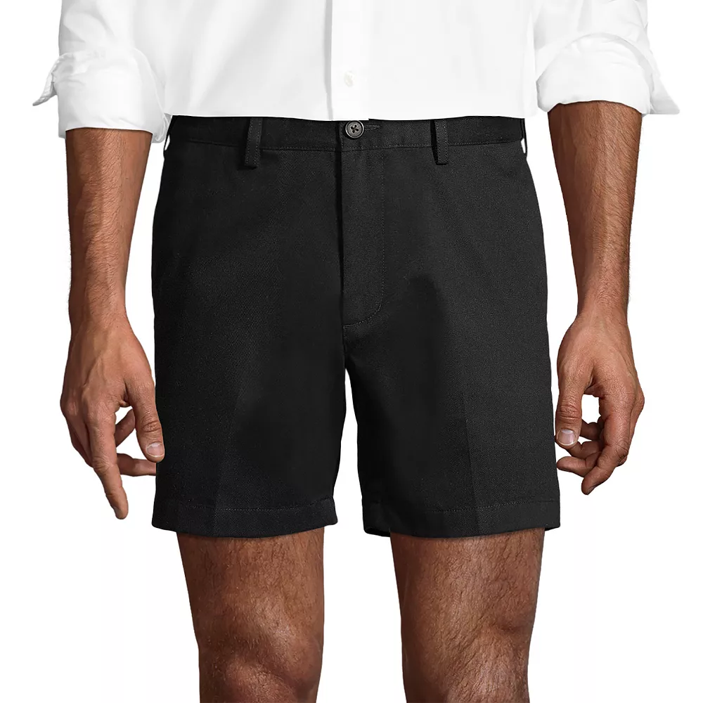 Men's Lands' End Comfort Waist 6-inch No-Iron Chino Shorts 3 Men's Lands' End Comfort Waist 6-inch No-Iron Chino Shorts