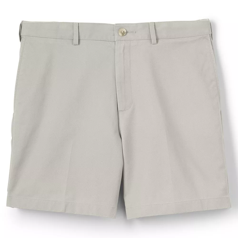 Men's Lands' End Comfort Waist 6-inch No-Iron Chino Shorts 5 Men's Lands' End Comfort Waist 6-inch No-Iron Chino Shorts - Image 3