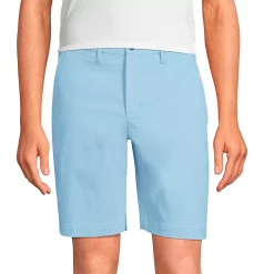 Men's Lands' End 9-inch Comfort-Waist Comfort-First Knockabout Chino Shorts -Outdoor Clothing Sales 4546004 Soft Blue Haze