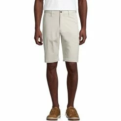 Men's Lands' End Classic-Fit 11-inch Stretch Knockabout Chino Shorts -Outdoor Clothing Sales 4546005 Soft Putty