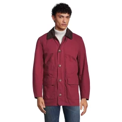 Men's Lands' End Tall Barn Coat -Outdoor Clothing Sales 4547417 Rich Burgundy
