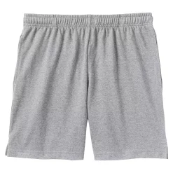 Men's Lands' End Jersey Knit Shorts -Outdoor Clothing Sales 4548871 Gray Heather