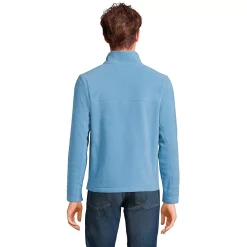 Men's Lands' End Fleece Quarter-Zip Pullover -Outdoor Clothing Sales 4550765 ALT