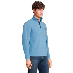 Men's Lands' End Fleece Quarter-Zip Pullover -Outdoor Clothing Sales 4550765 ALT2