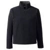 Big & Tall Lands' End Fleece Quarter-Zip Pullover -Outdoor Clothing Sales 4550770 Black