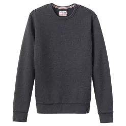 Men's Lands' End Serious Sweats Crewneck Sweatshirt -Outdoor Clothing Sales 4552006 Charcoal Heather
