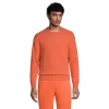 Men's Lands' End Serious Sweats Crewneck Sweatshirt 2 Men's Lands' End Serious Sweats Crewneck Sweatshirt -Outdoor Clothing Sales 4552006 Papaya Orange