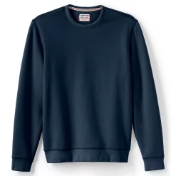 Men's Lands' End Serious Sweats Crewneck Sweatshirt -Outdoor Clothing Sales 4552006 Radiant Navy