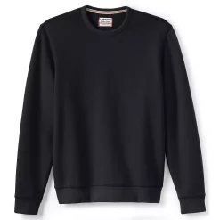 Big & Tall Lands' End Serious Sweats Crewneck Sweatshirt -Outdoor Clothing Sales 4552010 Black