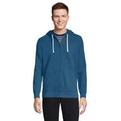 Men's Lands' End Serious Sweats Full-Zip Hoodie 19 Men's Lands' End Serious Sweats Full-Zip Hoodie -Outdoor Clothing Sales 4552013 Evening Blue