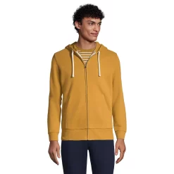 Men's Lands' End Serious Sweats Full-Zip Hoodie 23 Men's Lands' End Serious Sweats Full-Zip Hoodie -Outdoor Clothing Sales 4552013 Golden Brown
