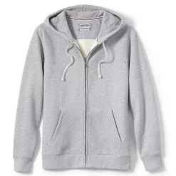 Men's Lands' End Serious Sweats Full-Zip Hoodie 18 Men's Lands' End Serious Sweats Full-Zip Hoodie -Outdoor Clothing Sales 4552013 Gray Heather