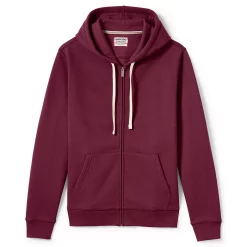 Men's Lands' End Serious Sweats Full-Zip Hoodie 17 Men's Lands' End Serious Sweats Full-Zip Hoodie -Outdoor Clothing Sales 4552013 Rich Burgundy