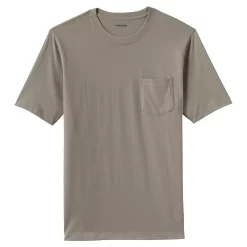 Men's Land's End Super-T Short Sleeve T-Shirt with Pocket -Outdoor Clothing Sales 4553947 Soft Olive