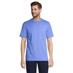 Big & Tall Lands' End Super-T Tee -Outdoor Clothing Sales 4553950 Chicory Blue