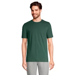 Big & Tall Lands' End Super-T Tee -Outdoor Clothing Sales 4553950 Deep Woodland Green