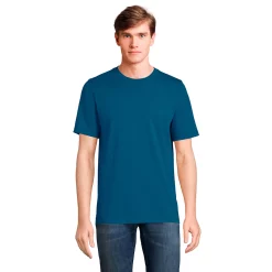 Big & Tall Lands' End Super-T Tee -Outdoor Clothing Sales 4553950 Evening Blue