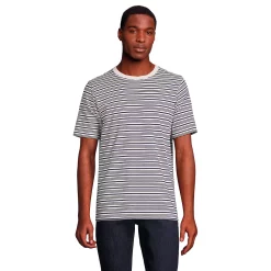 Big & Tall Lands' End Super-T Tee -Outdoor Clothing Sales 4553950 Ivory Sea Stripe