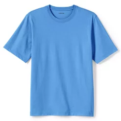 Men's Lands' End Super-T Short Sleeve T-Shirt -Outdoor Clothing Sales 4553953 Blue