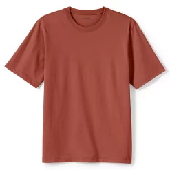 Men's Lands' End Super-T Short Sleeve T-Shirt -Outdoor Clothing Sales 4553953 Red