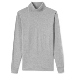 Big & Tall Lands' End Super-T Turtleneck -Outdoor Clothing Sales 4555566 Gray Heather