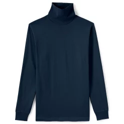 Big & Tall Lands' End Super-T Turtleneck -Outdoor Clothing Sales 4555566 Radiant Navy