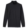 Big & Tall Lands' End Super Mock Turtleneck 1 Big & Tall Lands' End Super Mock Turtleneck -Outdoor Clothing Sales 4555571 Dark Charcoal Heather