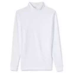 Big & Tall Lands' End Super Mock Turtleneck -Outdoor Clothing Sales 4555571 White