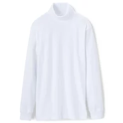 Men's Lands' End Super Soft Supima Turtleneck -Outdoor Clothing Sales 4555798 White