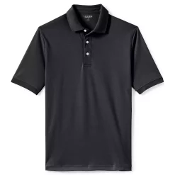 Big & Tall Lands' End Super Soft Supima Polo -Outdoor Clothing Sales 4560901 Black