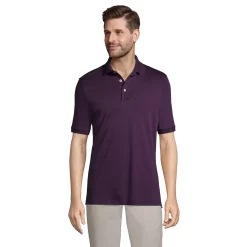 Big & Tall Lands' End Super Soft Supima Polo -Outdoor Clothing Sales 4560901 Blackberry