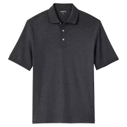 Big & Tall Lands' End Super Soft Supima Polo -Outdoor Clothing Sales 4560901 Dark Charcoal Heather