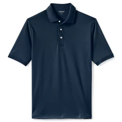 Big & Tall Lands' End Super Soft Supima Polo -Outdoor Clothing Sales 4560901 Radiant Navy