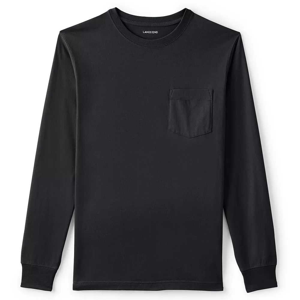 Men's Lands' End Super-T Henley 5 Men's Lands' End Super-T Henley - Image 3