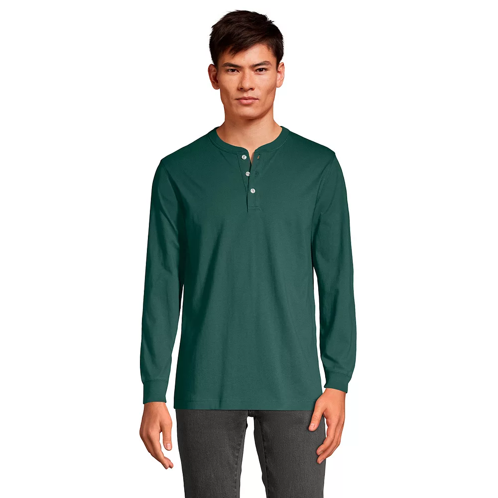 Men's Lands' End Super-T Henley 10 Men's Lands' End Super-T Henley - Image 8