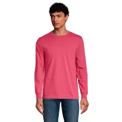 Big & Tall Lands' End Super Tee -Outdoor Clothing Sales 4561336 Dogwood Blossom