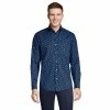 Men's Lands' End Traditional-Fit No-Iron Twill Button-Down Shirt 2 Men's Lands' End Traditional-Fit No-Iron Twill Button-Down Shirt -Outdoor Clothing Sales 4563306 Navy Geo Paisley