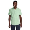 Men's Lands' End Traditional-Fit Chambray Button-Down Shirt -Outdoor Clothing Sales 4563310 Green Chambray Palms