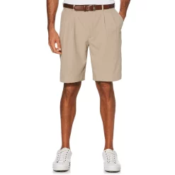 Men's Grand Slam Double-Pleated Active-Waistband Golf Shorts -Outdoor Clothing Sales 4575511 Chinchilla