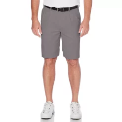 Men's Grand Slam Double-Pleated Active-Waistband Golf Shorts -Outdoor Clothing Sales 4575511 Quiet Shade