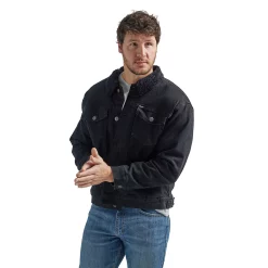 Men's Wrangler Sherpa-Lined Jacket -Outdoor Clothing Sales 4588488 Black Sherpa