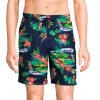Men's Lands' End 8-inch Volley Swim Trunks -Outdoor Clothing Sales 4600021 Navy Tropical Scene