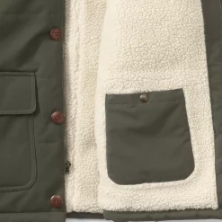 Men's Lands' End Sherpa Lined Barn Coat -Outdoor Clothing Sales 4614977 ALT2