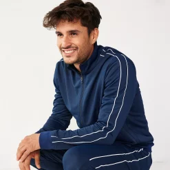 Men's Tek Gear® Tricot Jacket 9 Men's Tek Gear® Tricot Jacket -Outdoor Clothing Sales 4638802 Dress Blues