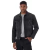 Men's Wrangler Denim Jacket -Outdoor Clothing Sales 4656805 Black