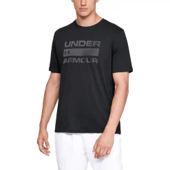 Men's Under Armour Team Issue Logo Tee -Outdoor Clothing Sales 4659308 Black