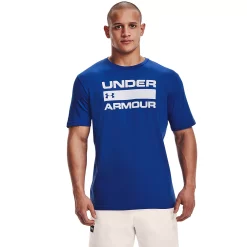 Men's Under Armour Team Issue Logo Tee -Outdoor Clothing Sales 4659308 Tech Blue