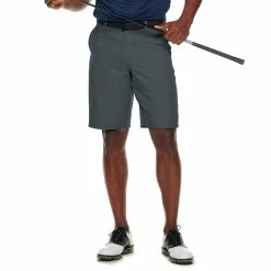 Men's Tek Gear® Solid Flat-Front Performance Golf Shorts -Outdoor Clothing Sales 4826633 Hawk Gray